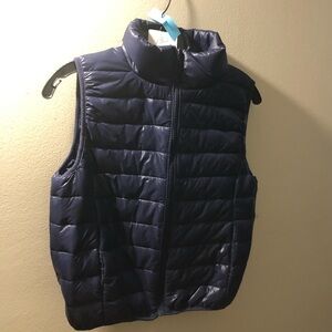 Blue bubble vest